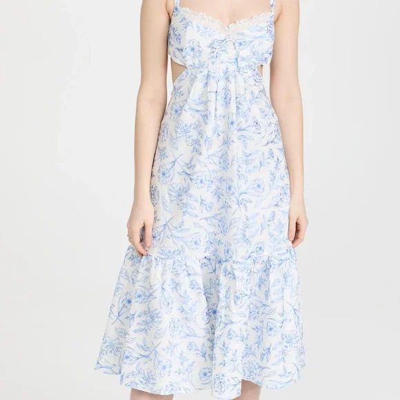 For Love And Lemons | Dresses | For Love And Lemons Maisie Midi Dress |  Poshmark